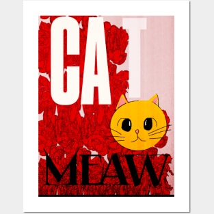 Cat Meaw Posters and Art